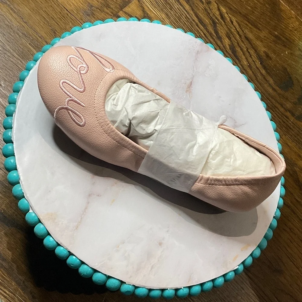 Ellen Degeneres Love Embroidered Flats For Kids